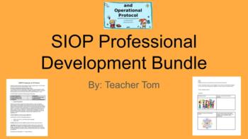 Preview of SIOP Professional Development - Lesson Bundle