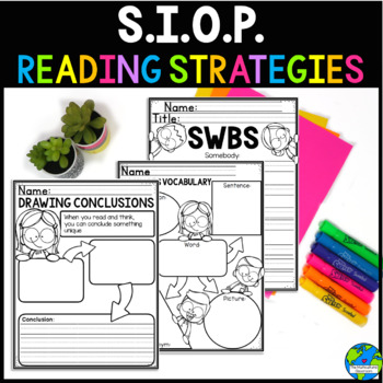 Preview of SIOP Reading Strategies Worksheets