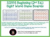 SIPPS Beginning Sight Word Game Boards (2nd Ed.)