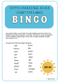 SIPPS Challenge Sight Syllable Bingo #2