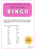 SIPPS Challenge Sight Syllable Bingo #4