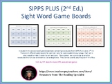 SIPPS PLUS Sight Word Game Boards