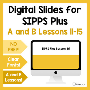 Preview of SIPPS Plus Slides - Lessons 11-15 - Digital Slides (4th Ed.)