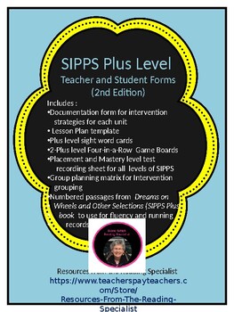 Preview of SIPPS Plus Teacher Forms and More 2