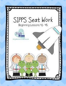 Preview of SIPPS Sight Word Seat Word *BUNDLE*; Beginning Lessons 41- 55