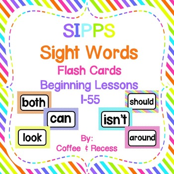 Sight Words-Beginning Words Flash Cards-Level B