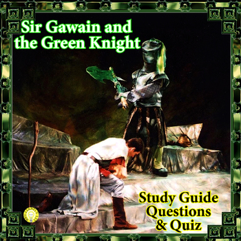Preview of SIR GAWAIN AND THE GREEN KNIGHT UNIT STUDY GUIDE, WORKBOOK, QUIZ & POEM