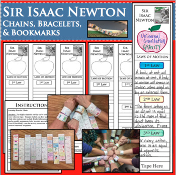 Preview of SIR ISAAC NEWTON Chains Bracelets Research Project Biography