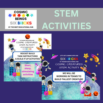 Preview of SIX BRICKS STEM CHALLENGES