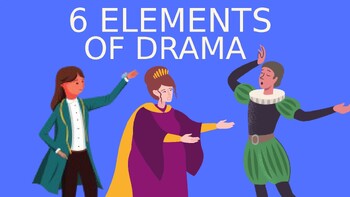 Preview of SIX ELEMENTS OF DRAMA POWERPOINT
