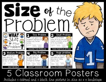 Preview of SIZE OF THE PROBLEM POSTERS FOR INTERMEDIATE GRADES