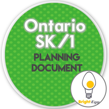 Preview of SK/1 Curriculum Planning Document