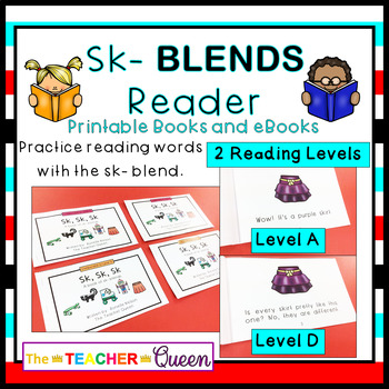 SK- Blend Readers Levels A and D (Printable Books and eBooks) | TPT