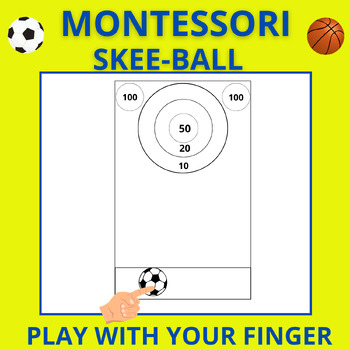 Preview of SKEE-BALL GAME - FOR CHILDREN AN OLDER CHILDREN - MONTESSORI
