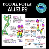 SKETCH NOTES// ANCHOR CHARTS: GENETICS AND HEREDITY: ALLELES