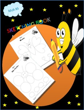 Preview of SKETCHING BOOK AND COLORING