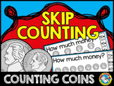 MONEY MATH CENTER SKIP COUNTING BY 5S AND 10S LIKE COINS C