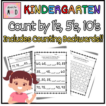 Preview of SKIP COUNTING By: 1's, 5's, 10's | Count by 5's, Count by 10's, Count to 100