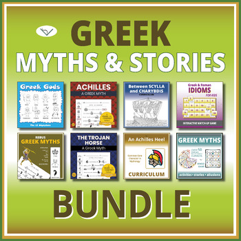 Preview of SL Greek Myths and Stories Bundle – Curriculum & Games – Greek Gods & Heroes