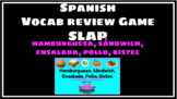 SLAP - Vocabulary Review Game - hamburguesa, sándwich, ens