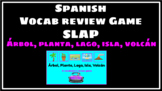 SLAP - Vocabulary Review Game - árbol, planta, lago, isla, volcán