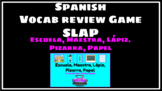 SLAP - Vocabulary review game - Escuela, Maestra, Lápiz, P