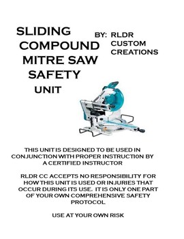 Preview of SLIDING COMPOUND MITRE SAW SAFETY PACKAGE - Industrial Arts