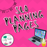 SLO (Student Learning Objective) Planning Pages