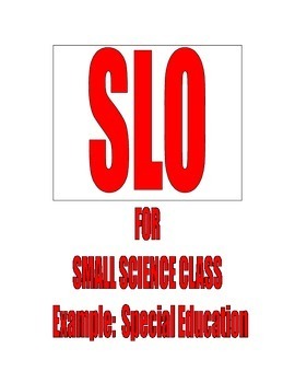 Preview of SLO (Student Learning Objective)  EXAMPLE  2022