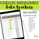 SLP Caseload Manager and Data Trackers Google Sheets™