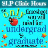 SLP Clinical Practicum Hours: ONE Timesheet for *ALL* Hours