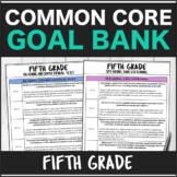 Speech Therapy Common Core Fifth Grade Goal Bank