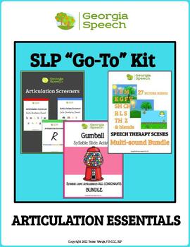 Preview of SLP Go-To Kit-Articulation Essentials-BUNDLE