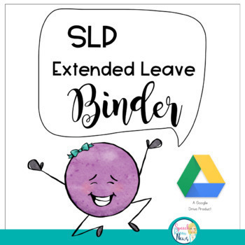 Preview of SLP Maternity Leave (Extended Leave) Binder in Google Drive