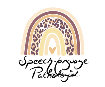 SLP PNG | Speech Therapy Clip Art | Speech- Language Pathologist Art Decor