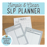 SLP Planner 2021-2022 {With FREE yearly updates!}