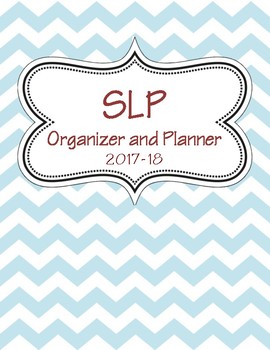 Preview of SLP Planner and Organizer