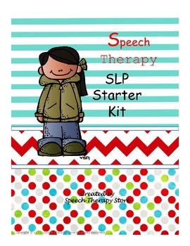 Preview of Speech Therapy Starter Kit Blank Forms for the Beginning of the Year