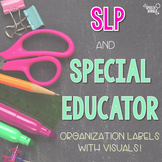 *EDITABLE* SLP and Special Educator Organization Toolbox Labels