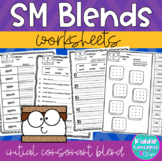 SM Blends Worksheets - Initial Consonant Blends