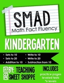 SMAD Math Fact Fluency Program *KINDERGARTEN*