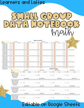 Preview of SMALL GROUP NOTEBOOK | MATH | DIGITAL