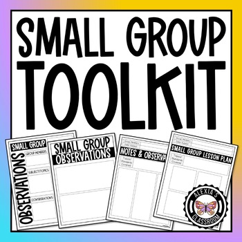 Preview of Small Group Toolkit | Teacher Resource | Data Collecting