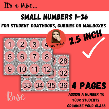 Printable Number Chart 1-40 - Class Playground