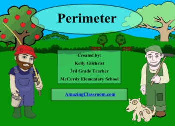 Preview of SMART BOARD NOTEBOOK LESSON All About Perimeter