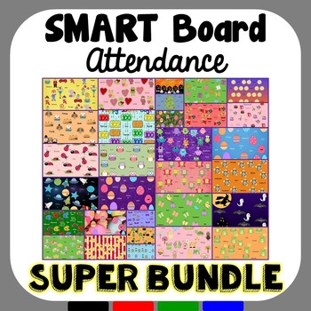 SMART Board Attendance SUPER Bundle by Mrs Beattie's Classroom | TpT