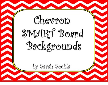 Preview of SMART Board Chevron Background Pages