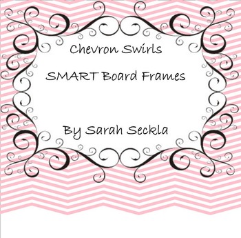Preview of SMART Board Chevron Swirls Background Pages