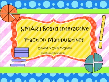 Preview of SMART Board Interactive Fraction Manipulatives