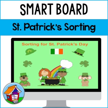 Preview of Sorting for St. Patrick's Day Smart Board™ Activity